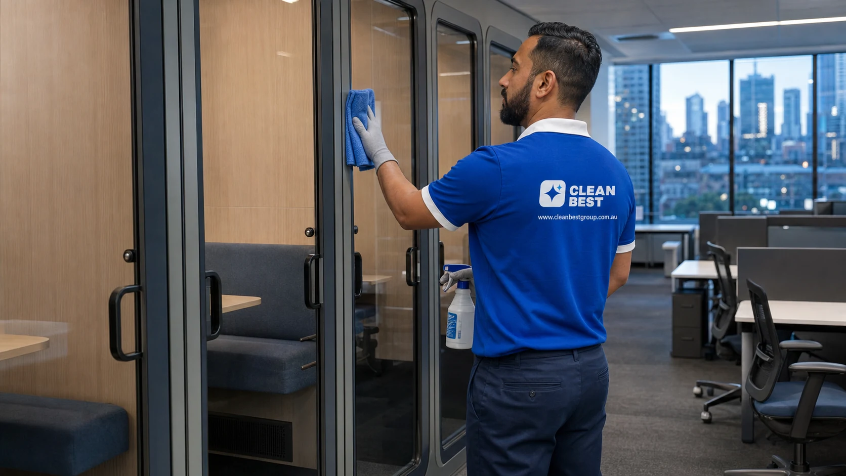Documented office cleaning review for premises in Chullora